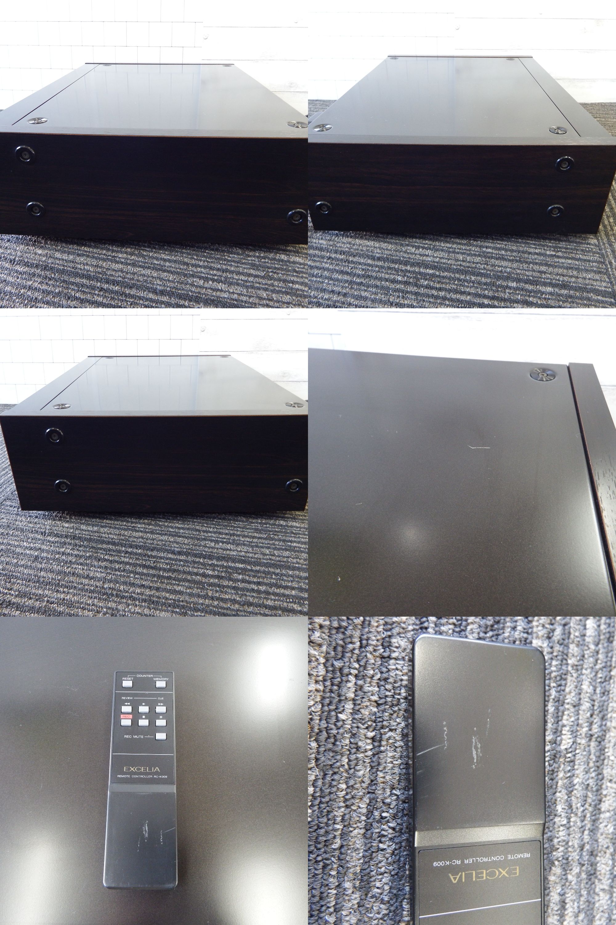 S0225】AIWA EXCELIA XK-009 カセットデッキ ステレオカセットデッキ